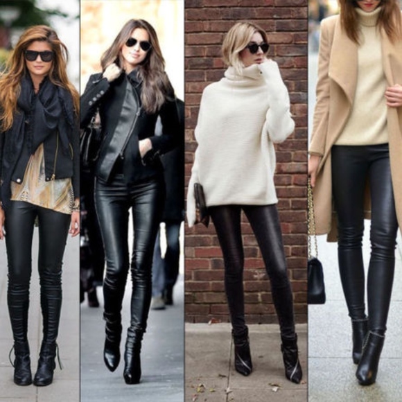 Robert Rodriguez Pants - Robert Rodriguez Lamb Stretch Leather Legging $995
